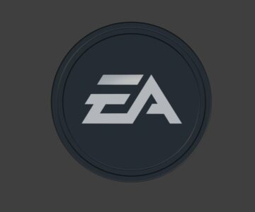 Чертеж Логотип Electronic Arts