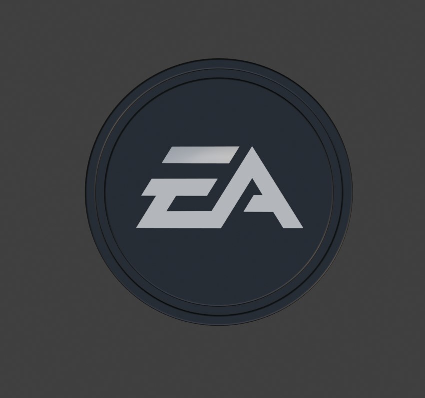 Чертеж Логотип Electronic Arts