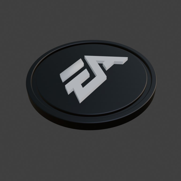 Чертеж Логотип Electronic Arts