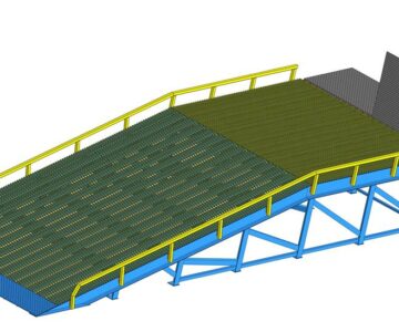 3D модель Эстакада для ремонта автомобилей гп  12 тонн
