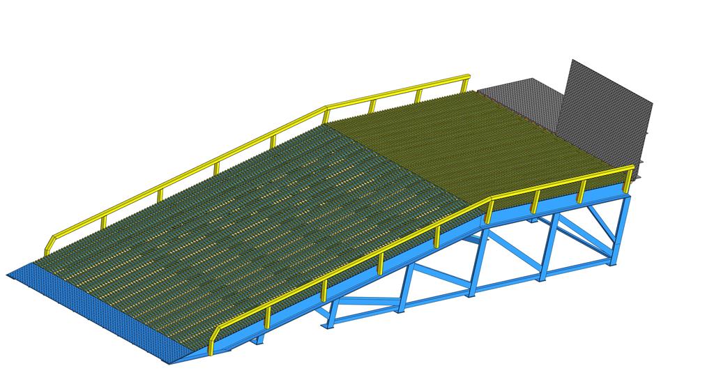 3D модель Эстакада для ремонта автомобилей гп 12 тонн