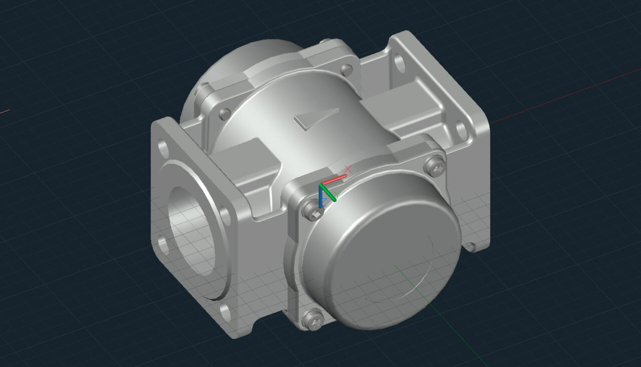 3D модель 3D Модель Фильтр ФН2-2 фл. 187 DN 50