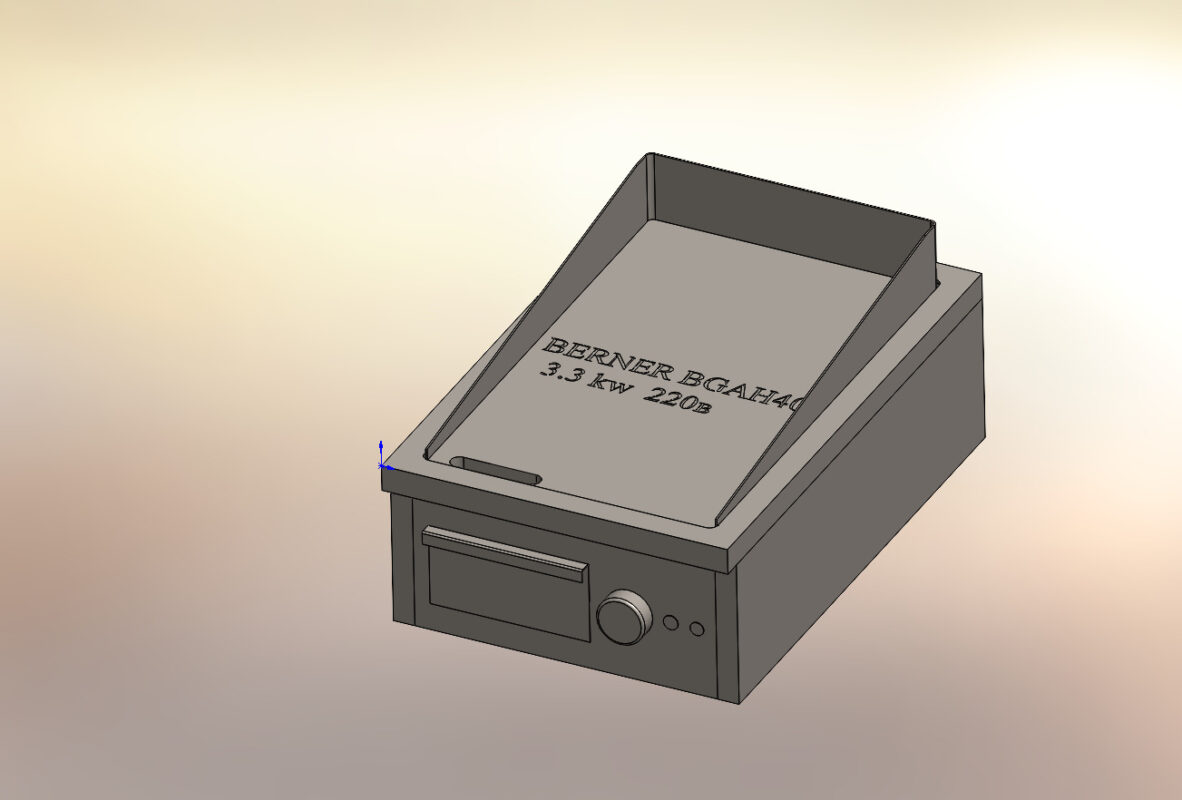 3D модель Установочные модели грилей BERNER