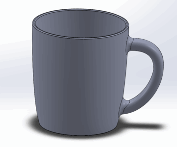 3D модель 3D модель кружки