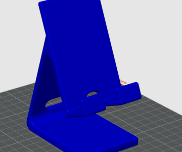 3D модель Подставка телефона с большим чехлом