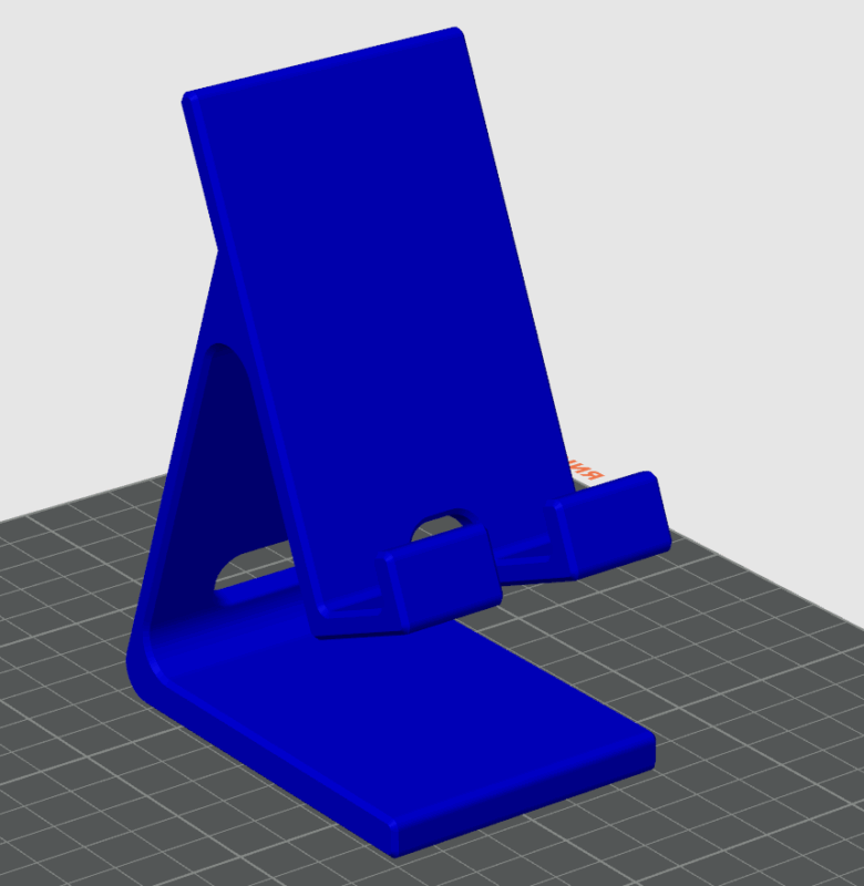3D модель Подставка телефона с большим чехлом