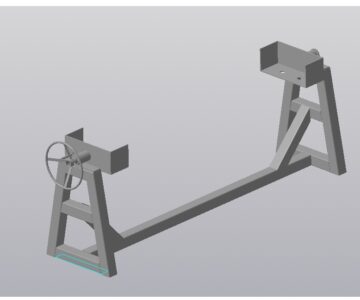 3D модель Кантователь балки надрессорной грузовой тележки