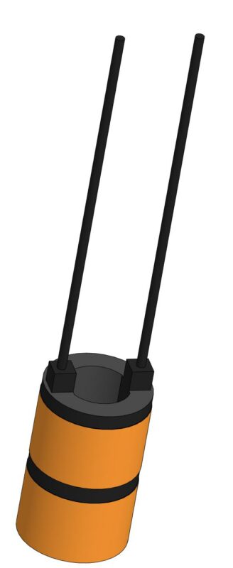 3D модель Коллектор ротора генератора Denso 135173 TOYOTA, LEXUS, HONDA