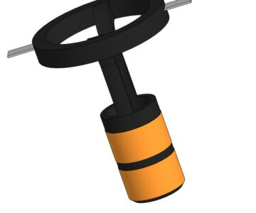 3D модель Коллектор ротора генератора Valeo 230090 (Лада Ларгус, Лада Веста)