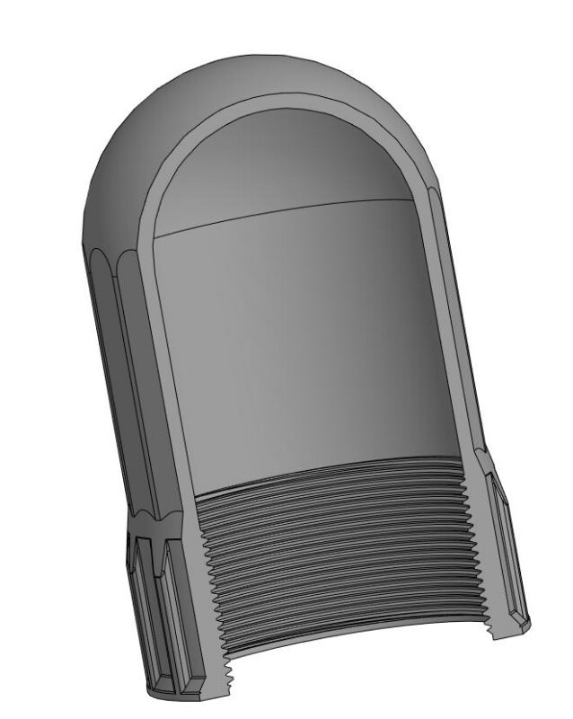 3D модель Защитный колпак для 40л газового баллона