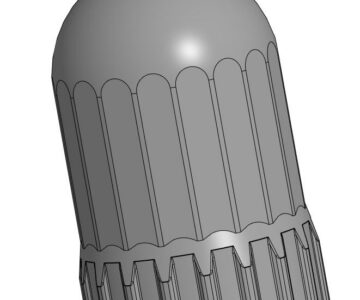 3D модель Защитный колпак для 40л газового баллона