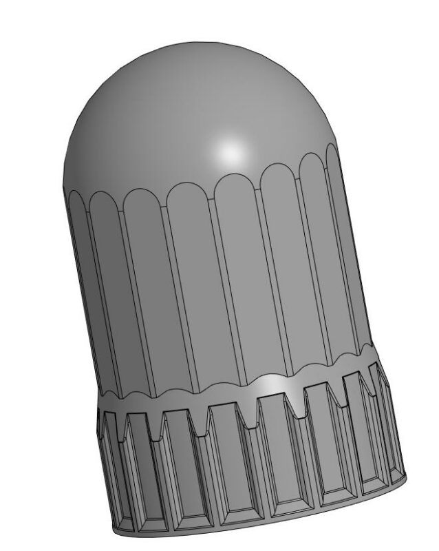 3D модель Защитный колпак для 40л газового баллона