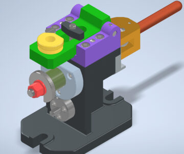 3D модель Кондуктор 00-000.06.25.25.00 Думкасова В.С.  в Inventor