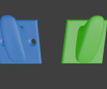 Чертеж Крючки для печати на 3D