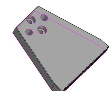 3D модель Кулачек зажимной для трубореза Oree Laser