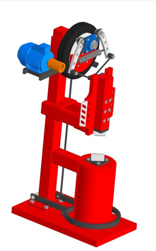 3D модель Кузнечный молот пружинный