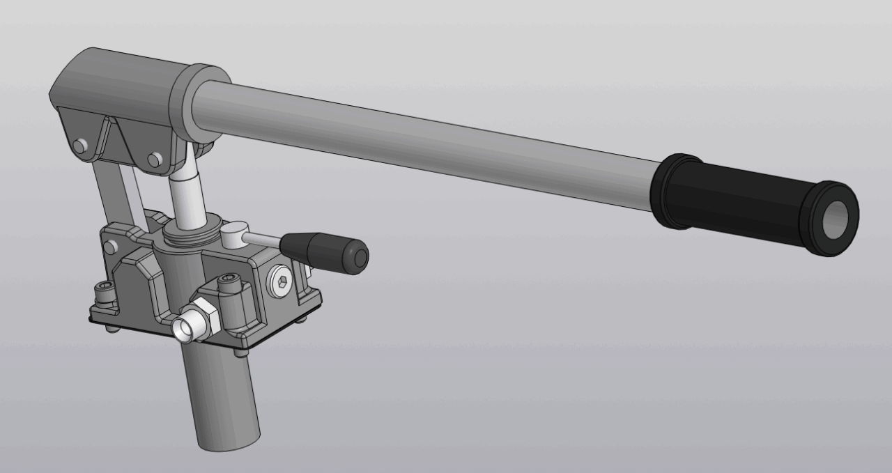 3D модель Насос ручной PRBD12 и PRP12
