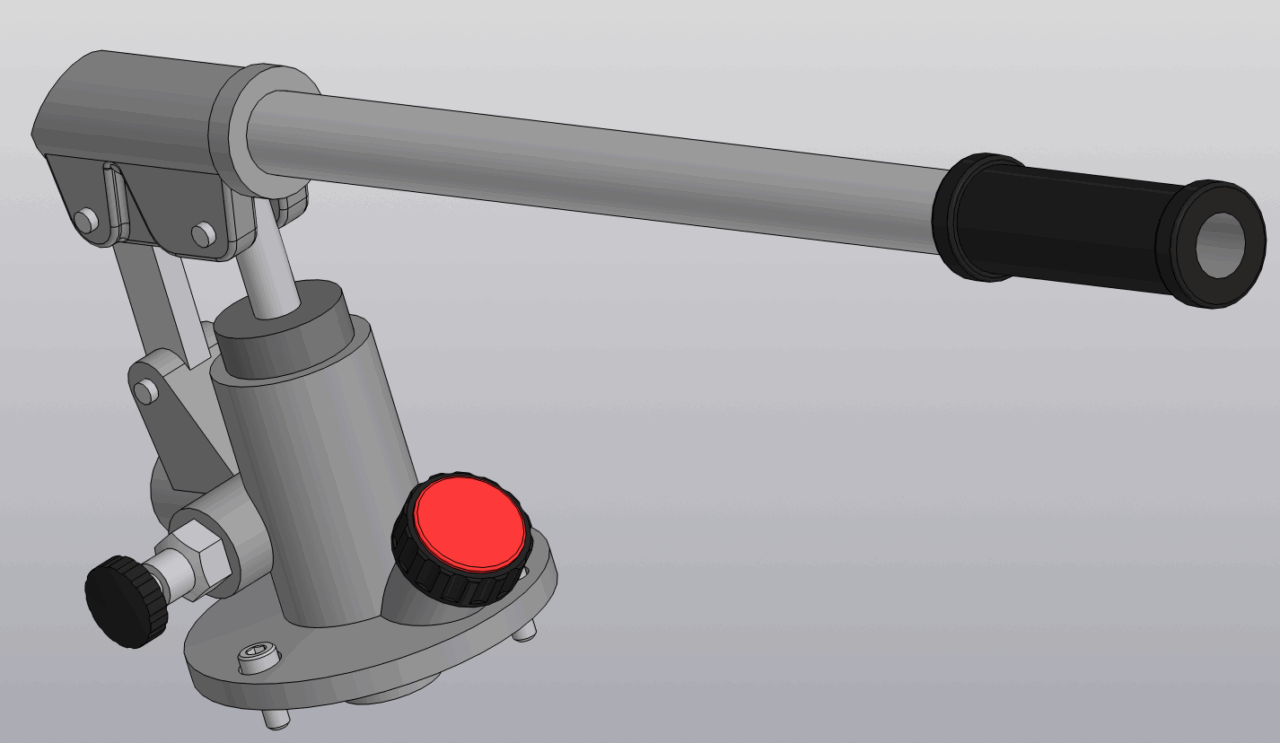 3D модель Насос ручной PRBD12 и PRP12