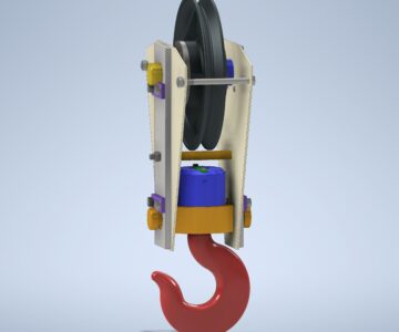 3D модель Обойма крюка 00-000.06.23.23.00 Думкасова В.С. в Inventor
