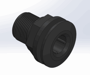 3D модель Отвод из бака ОБ-20Н