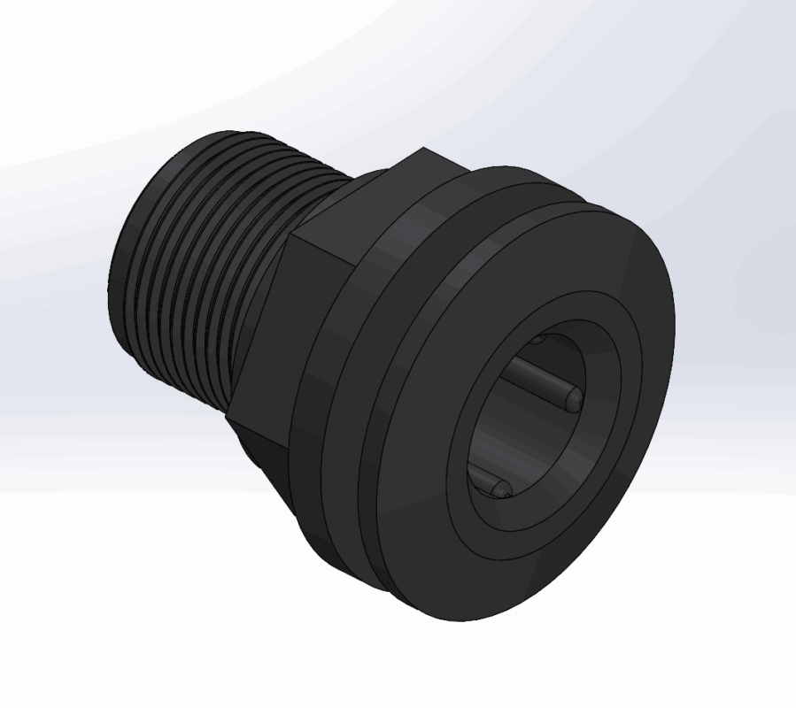 3D модель Отвод из бака ОБ-20Н