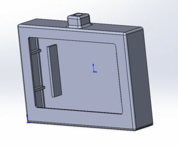 3D модель Корпус экрана заднего вида в машину