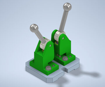 3D модель Приспособление 00-000.06.14.14.00 Думкасова В.С. в Inventor