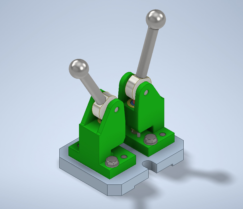 3D модель Приспособление 00-000.06.14.14.00 Думкасова В.С. в Inventor