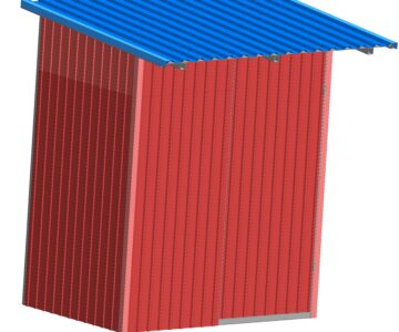 3D модель Пристрой к садовому домику