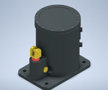 3D модель Привод пневматический 00-000.06.04.04.00 Думкасова В.С. в Inventor