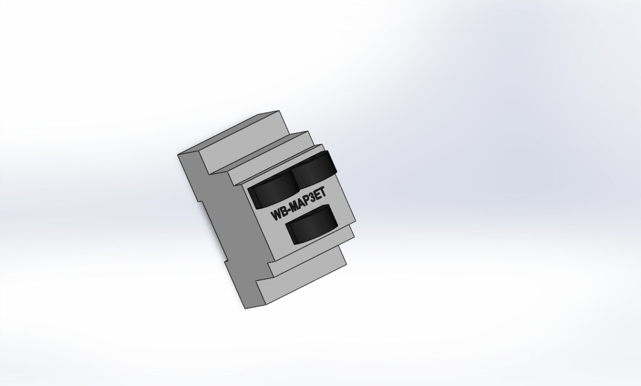 3D модель Счетчик wirenboard WB-MAP3ET