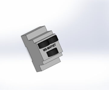 3D модель Счетчик wirenboard WB-MAP3ET