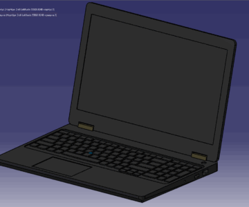 3D модель Ноутбук Dell Latitude 5580-9248