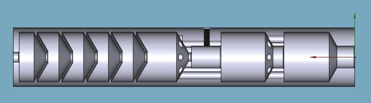 3D модель Саундмодератор для CZ200T