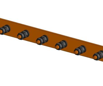 3D модель 3D модель шины заземления ШМТ М6 ITK ER-120325-M1