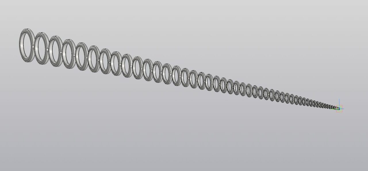 3D модель Гайка шлицевая от M6x0.5 до M200x3 ГОСТ 11871