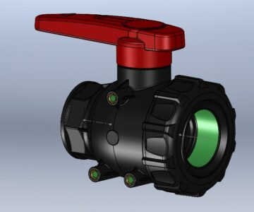 3D модель Кран ARAG шаровый G2