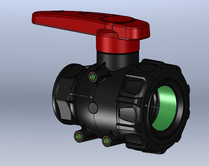 3D модель Кран ARAG шаровый G2