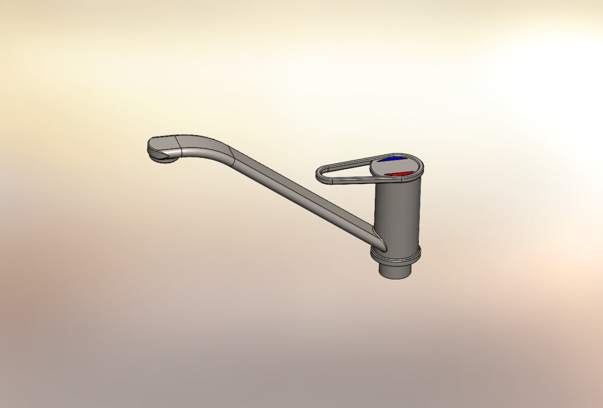 3D модель Модель смесителя воды