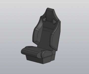 3D модель Кресло автомобильное ММГ