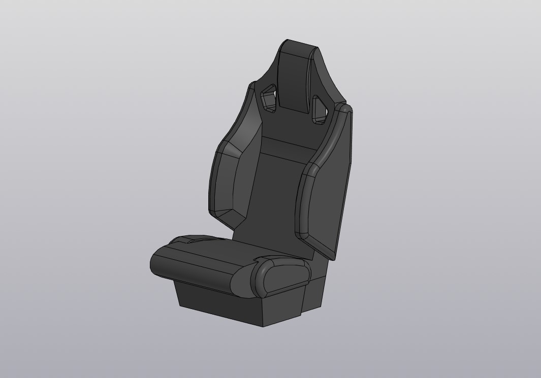 3D модель Кресло автомобильное ММГ