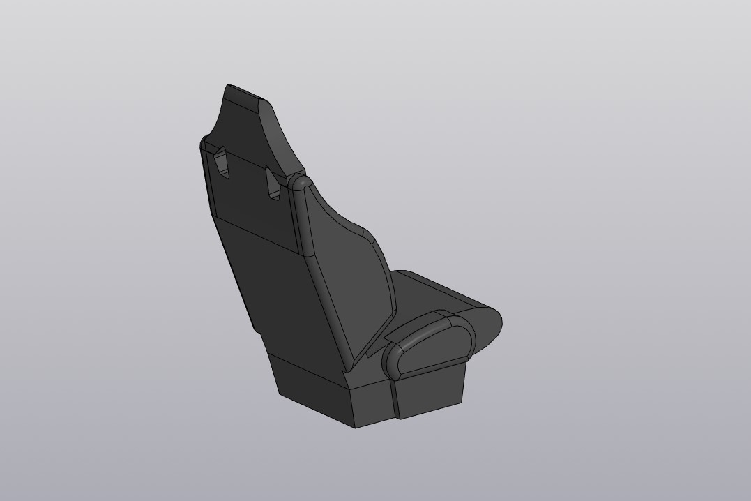 3D модель Кресло автомобильное ММГ