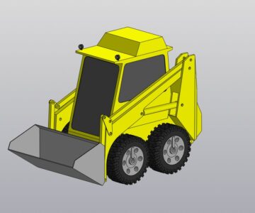 3D модель Мини погрузчик ПУМ-500 1:1