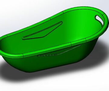 3D модель Тазик 670х320х220х2