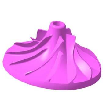 3D модель Турбина диаметр 152 мм