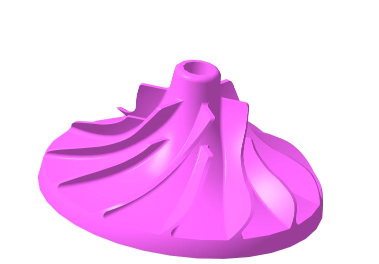 3D модель Турбина диаметр 152 мм