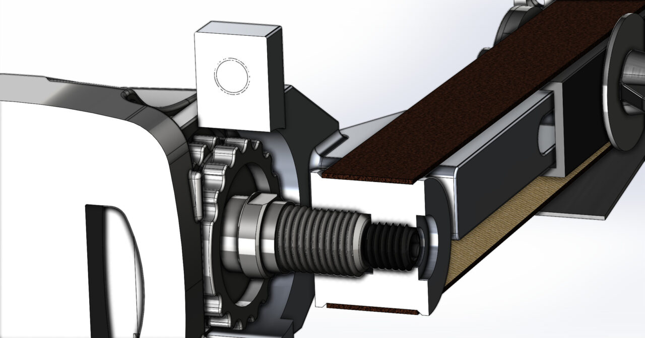 3D модель Доработка серийного гриндера (Вelt sander bracket).