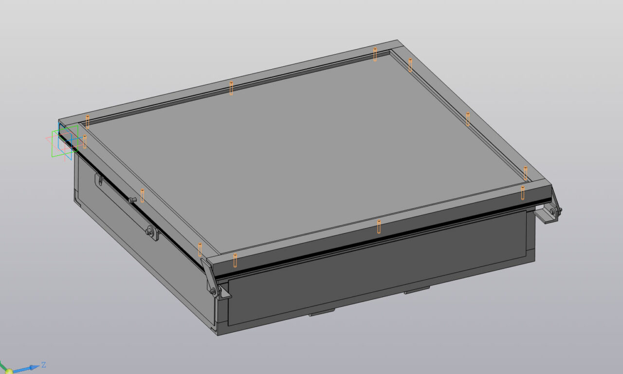 3D модель Воскотопка солнечная 660х614х170