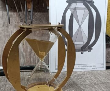 3D модель Сувенир "Песочные часы". 3д-модель.