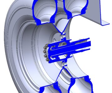 3D модель Часть заднего моста ЗИЛ-130
